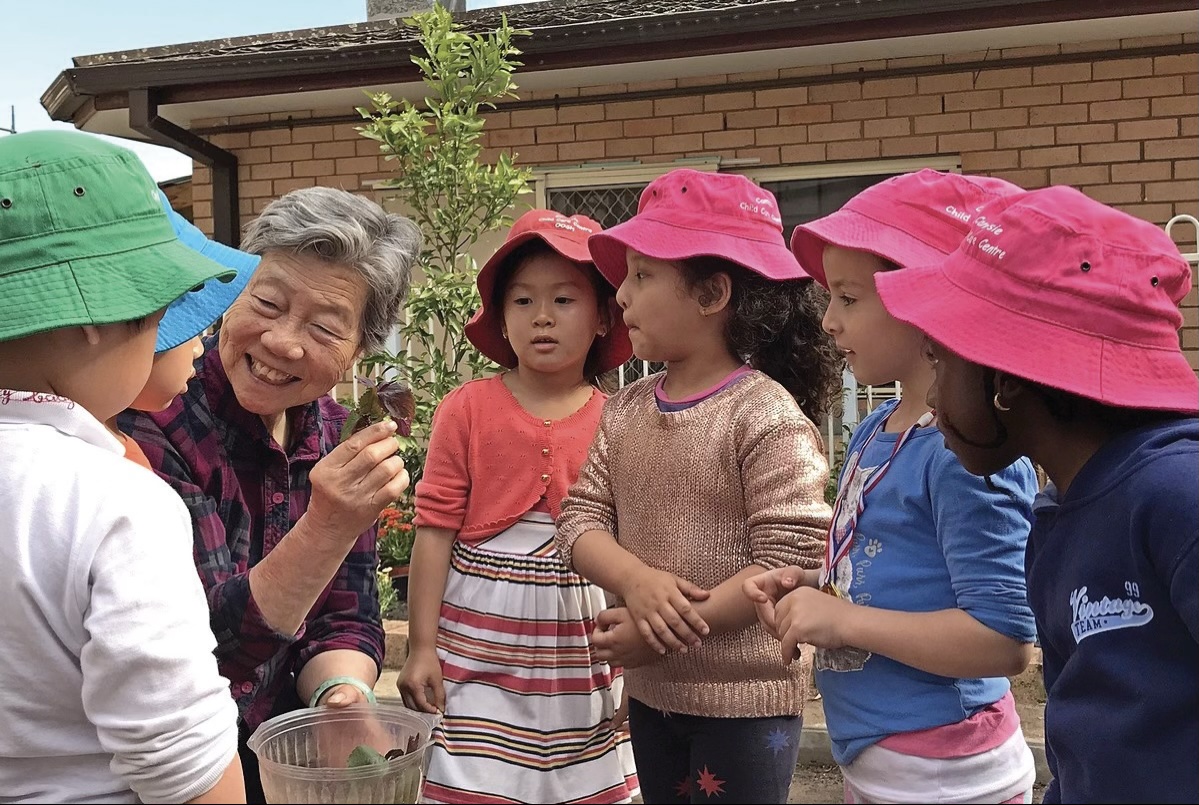 Seniors And Children Together